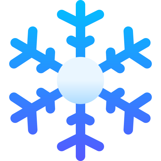 copo de nieve Basic Gradient Gradient icono