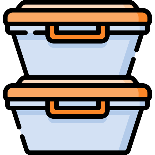 Food container Special Lineal color icon