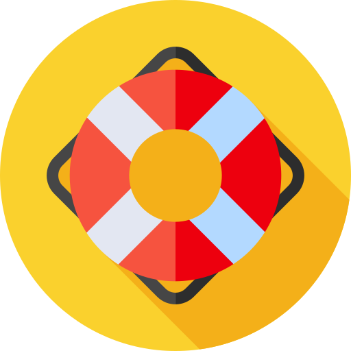 구명 부표 Flat Circular Flat icon