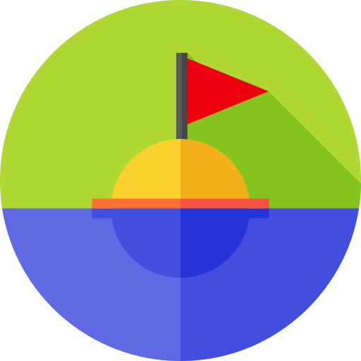 ブイ Flat Circular Flat icon