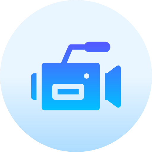 Видеокамера Basic Gradient Circular иконка