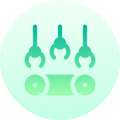 productie Basic Gradient Circular icoon