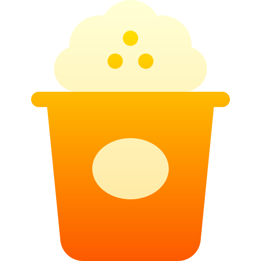 popcorn Basic Gradient Gradient icona