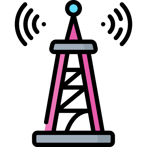 Radio antenna Special Lineal color icon