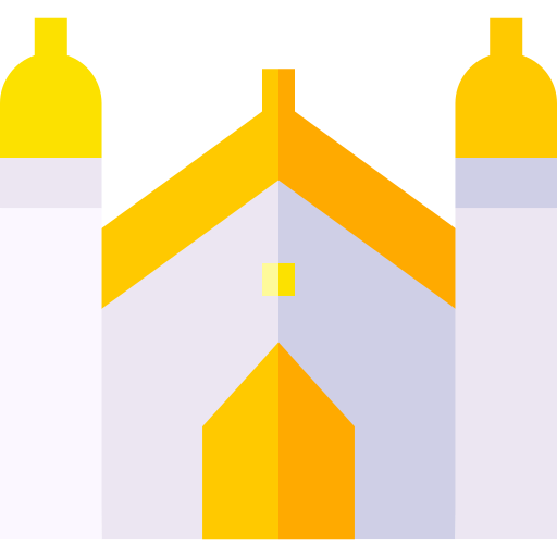 sinagoga Basic Straight Flat icono