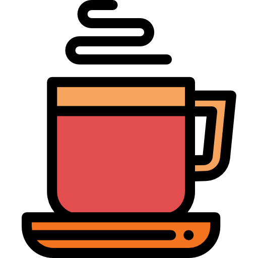 Tea Detailed Rounded Lineal color icon