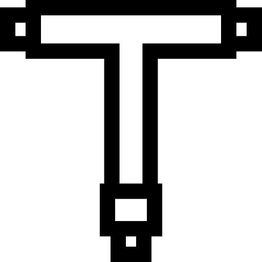 llave inglesa Basic Straight Lineal icono