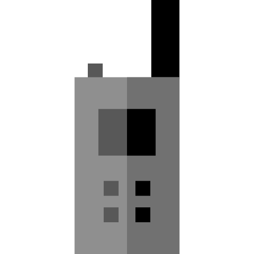 Walkie talkie Basic Straight Flat icon