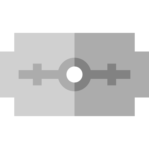 maquinilla de afeitar Basic Straight Flat icono