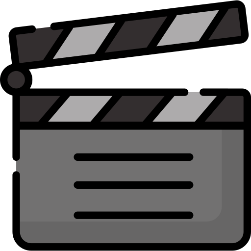 Clapperboard Special Lineal color icon