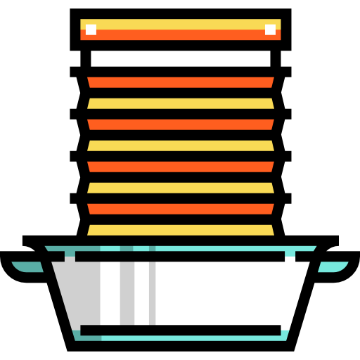 tabla de lavar Detailed Straight Lineal color icono