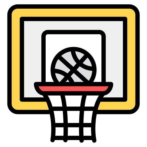 Basketball hoop Generic Outline Color icon