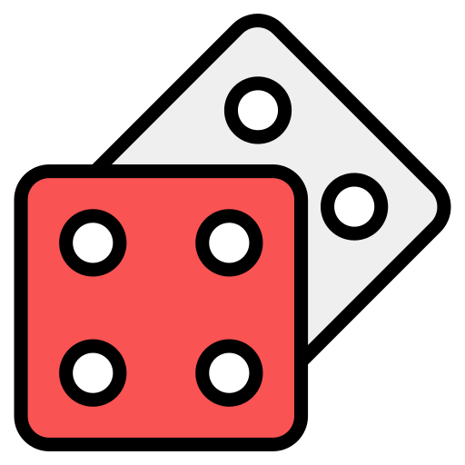 Dice cube Generic Outline Color icon