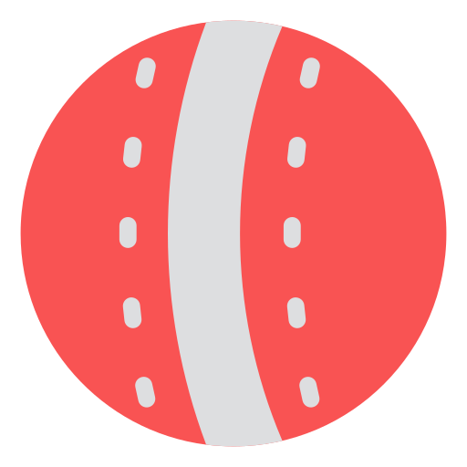 Мяч для крикета Generic Flat иконка