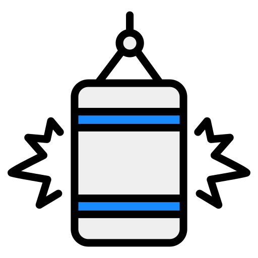 샌드백 Generic Outline Color icon