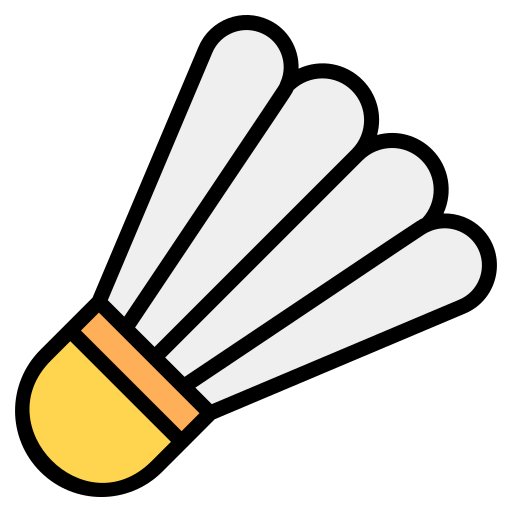 Shuttlecock Generic Outline Color icon