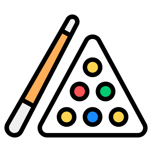 스누커 Generic Outline Color icon