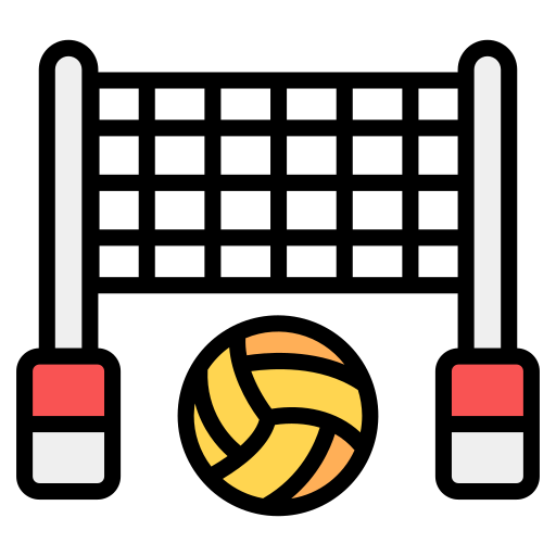 volleybal Generic Outline Color icoon