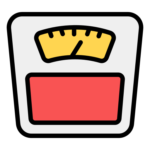 Weigh scale Generic Outline Color icon