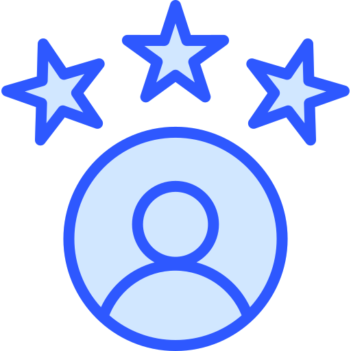 カスタマーレビュー Generic Blue icon