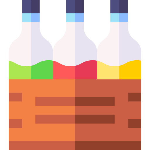 pudełko na wino Basic Straight Flat ikona