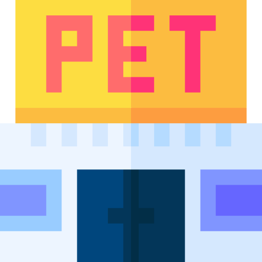opieka nad zwierzętami Basic Straight Flat ikona