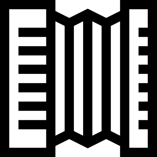 fisarmonica Basic Straight Lineal icona