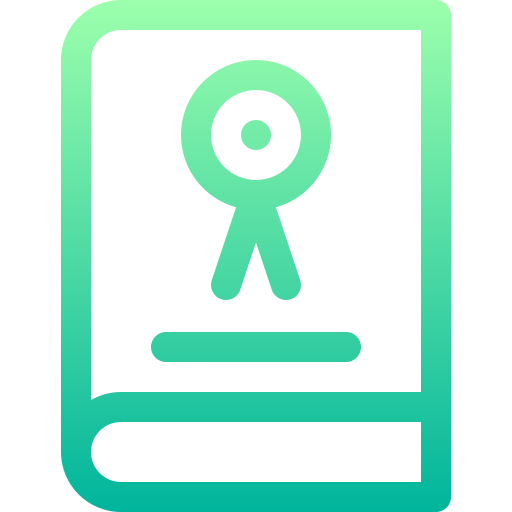 Policy Basic Gradient Lineal color icon