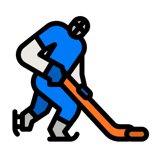 hockey photo3idea_studio Lineal Color icono