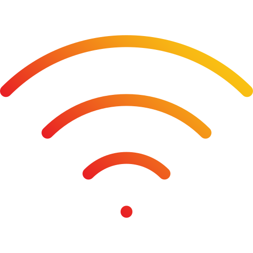 sygnał wi-fi Generic Gradient ikona