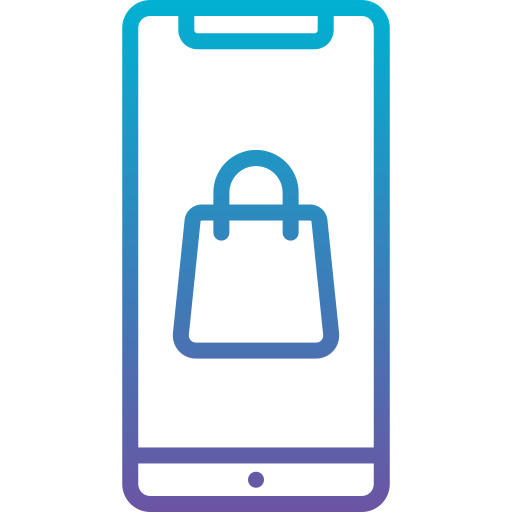 온라인 쇼핑 Generic Gradient icon