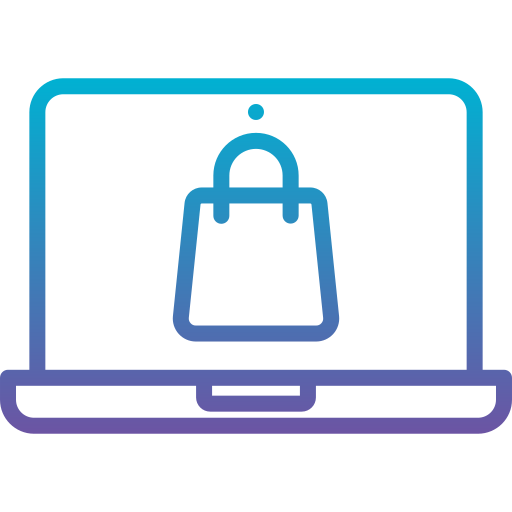 las compras en línea Generic Gradient icono