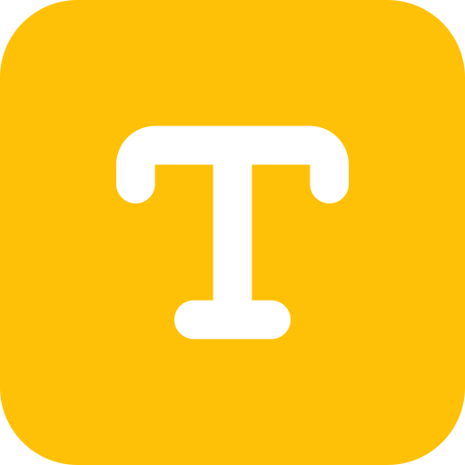 testo Generic Flat icona