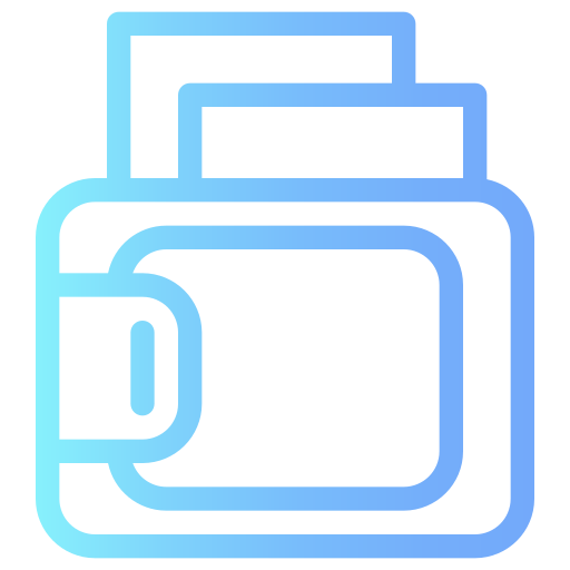 brieftasche Generic Gradient icon