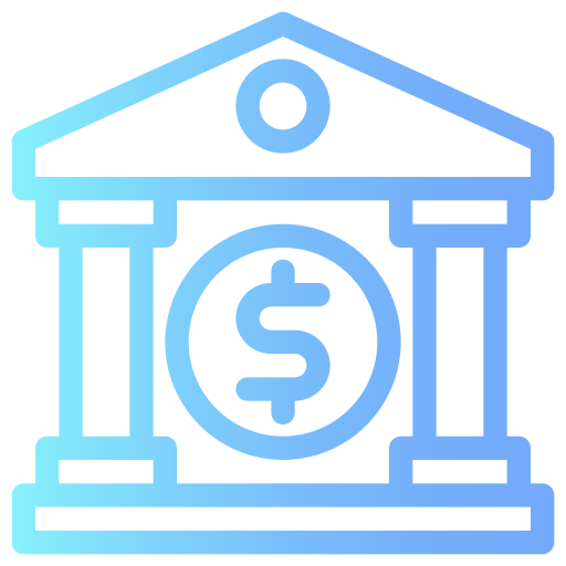 銀行 Generic Gradient icon
