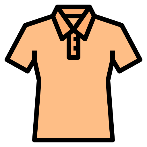 polo hemd Generic Outline Color icon