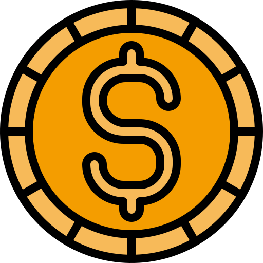 Dollar Generic Outline Color icon