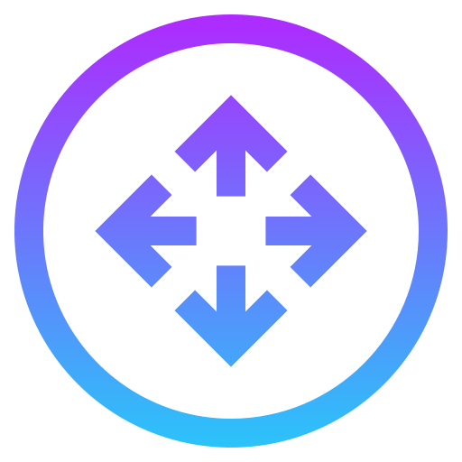 pfeile erweitern Generic Gradient icon