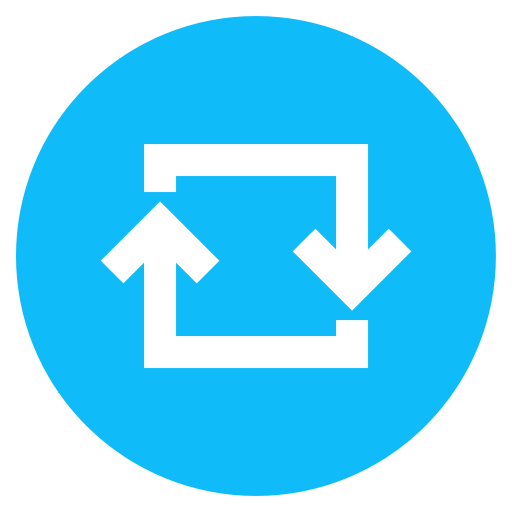 seta circular Generic Flat Ícone