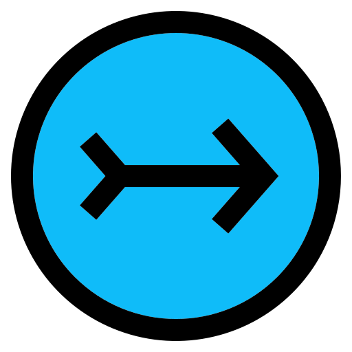 Right arrow Generic Outline Color icon