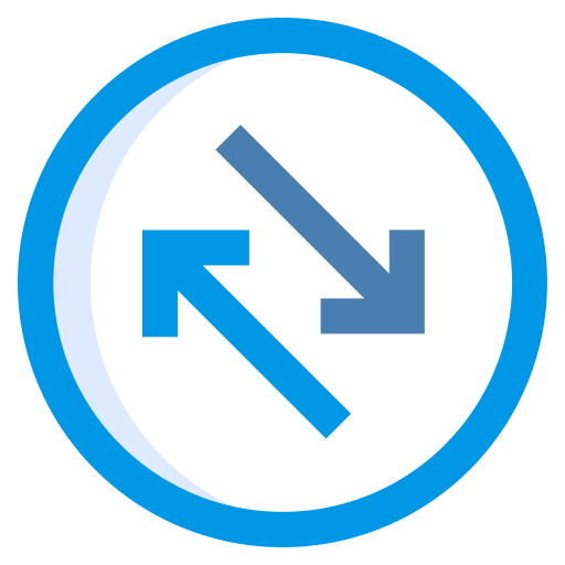 Swap Generic Blue icon