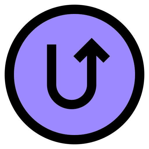 u-bocht Generic Outline Color icoon