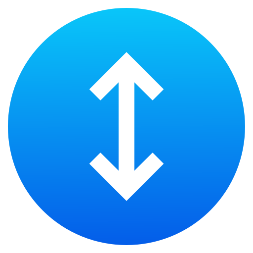 Up down Generic Flat Gradient icon