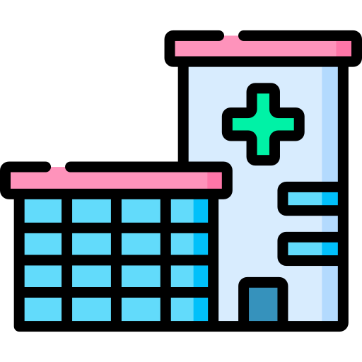 clínica de salud Special Lineal color icono