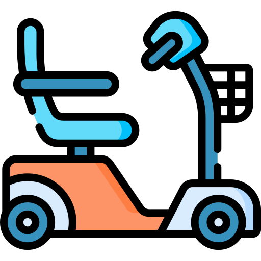 Mobility scooter Special Lineal color icon