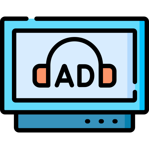 Audio description Special Lineal color icon