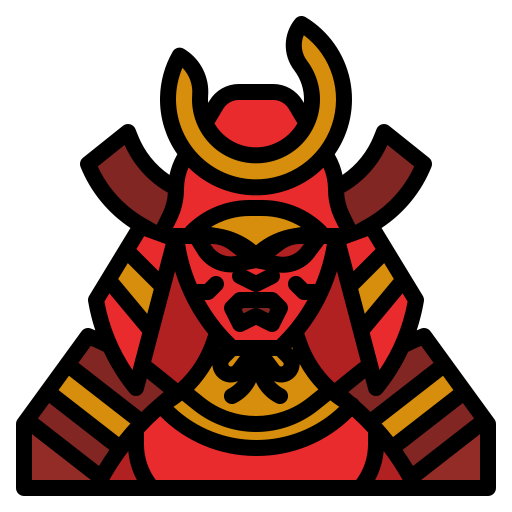 samurai photo3idea_studio Lineal Color icon