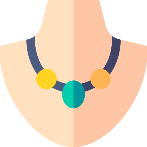 Necklace Basic Straight Flat icon