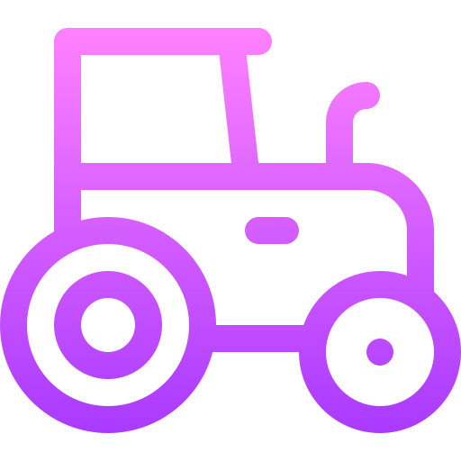 tracteur Basic Gradient Lineal color Icône