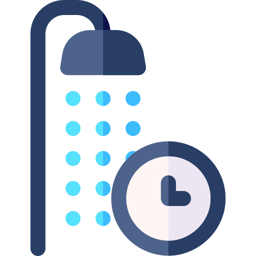 Shower Basic Rounded Flat icon